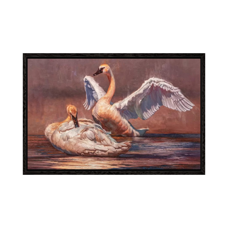 Minuet by Mark McKenna - Painting on Canvas, Black Framed, 45.72cm H x 66.04cm W x 3.81cm D