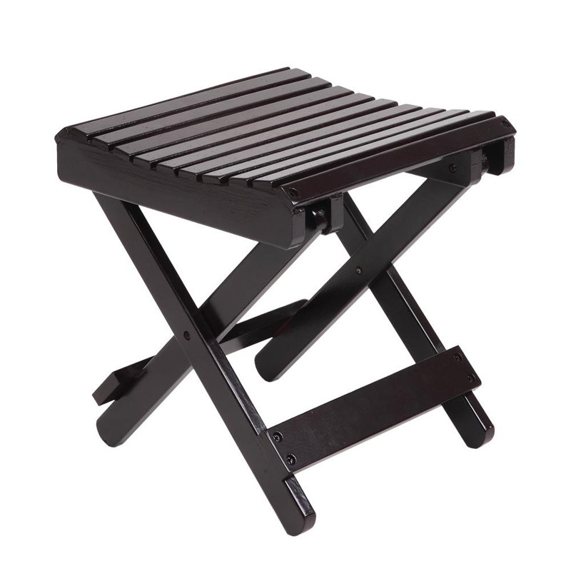 Orear Solid Wood Accent Stool, Brown