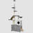 Cat Tree With Litter Box Enclosure, 2 In 1 Floor To Ceiling Cat Tower Litter Box Furniture With Condo, Bed, Hammock, Scratching Posts, And Platforms For Indoor Use, Grey