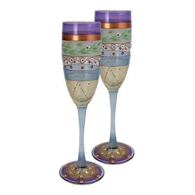 Flûte à champagne Mosaic Garland 8.5
