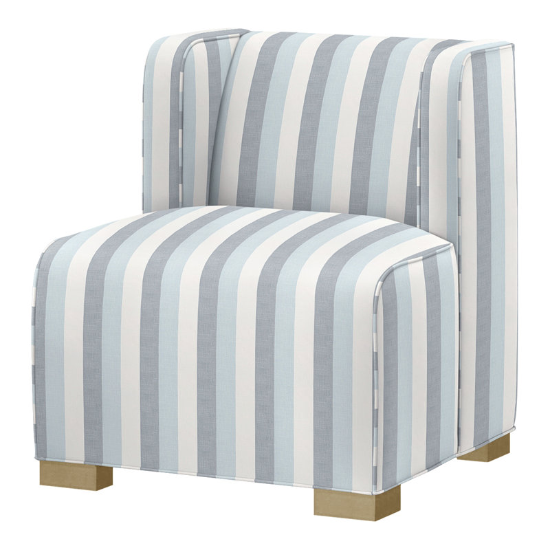 TAU Upholstery Slipper Chair, Fleecy Vanilla (Performance fabric) 1351-92, Dune