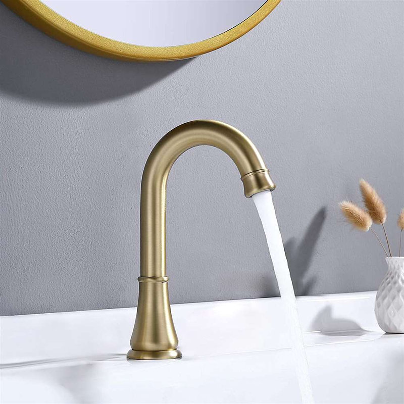 Robinet d'évier de salle de bain Fontana, Or brossé