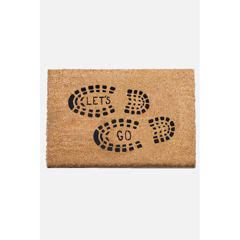 Premium 100% Coco Doormat, 15.7 x 23.6 inches | Non-Slip Underside for Safety | Machine Washable at 86°F | Eco-Friendly & Durable | Perfect for Entryways & Patios | Stylish & Functional Home Décor
