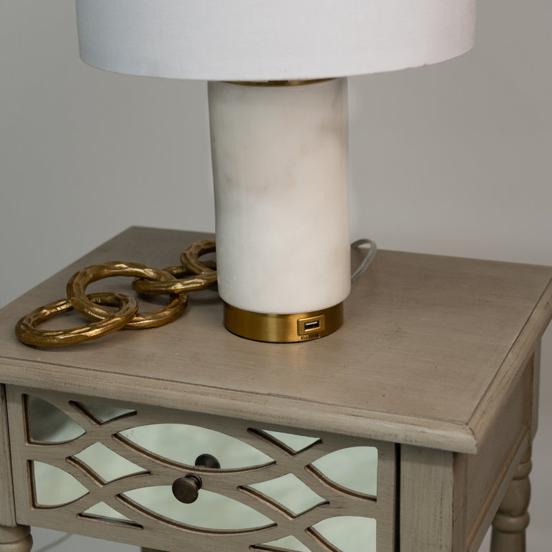 Yizelle Marble USB Desk Lamp