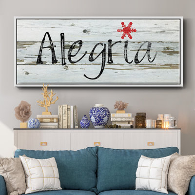 Toile encadrée Alegria