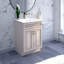 Base de meuble-lavabo 24 po blanc antique