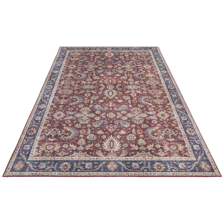 Vivana Tufted Bordeaux Red Rug