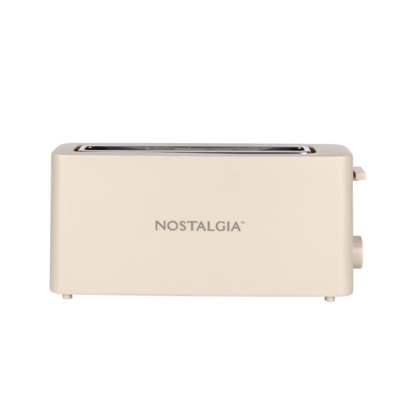 Slim 2-Slice Space-Saving Toaster, Oatmeal, Oatmeal