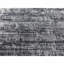 Tapis oriental tissé à la main 5 pi 10 po x 9 pi noir et argent, moderne, en laine et en soie à base de plantes