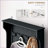 Coat Racks 3-in-1 Entryway Hall Tree with Storage Bench, 4 Hooks &amp; Shoe Storage | Black | MDF-1868536952