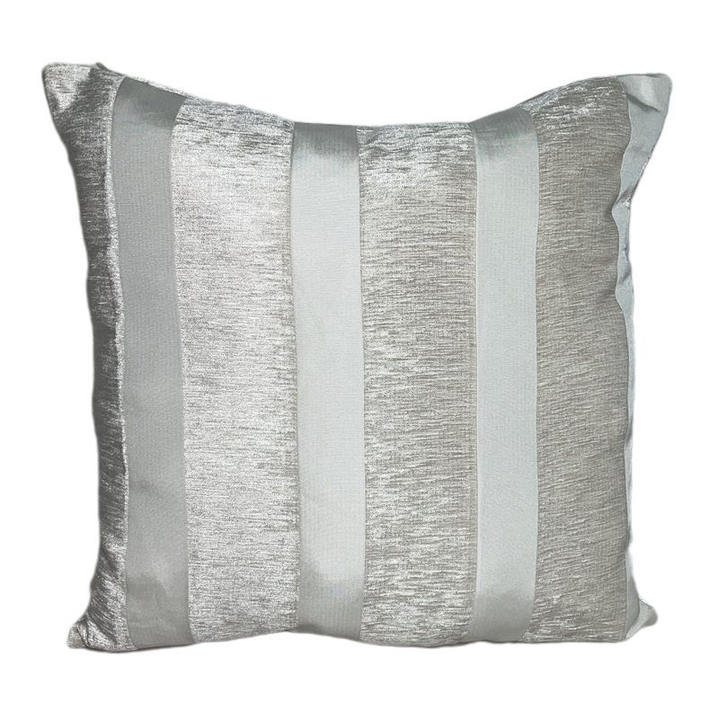 Striped Square Throw Pillow Cover