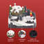  Christmas Tabletop Decor Multicolour 16 X 11.5 X 13 Cm Plastic