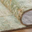 Tapis doré noué à la main Labriola Seafoam-1041240787