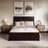 Francoise Solid Wood Low Profile Platform Bed with Matching Footboard-634266277-643585299