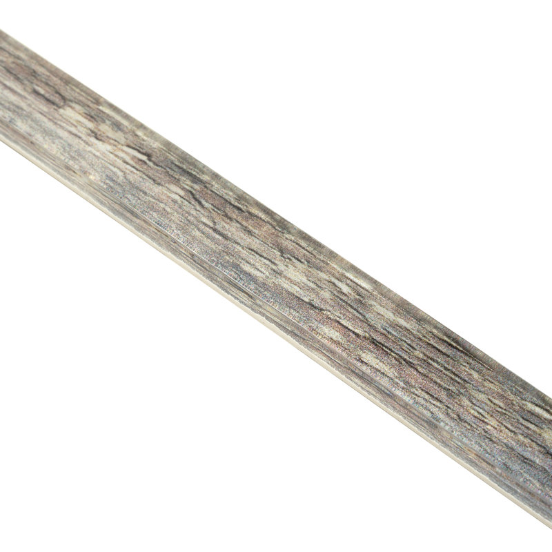 Montana 12" x 0.6" Glass Pencil Liner Tile Trim, Gray