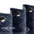 Silver Printed Room Darkening Grommet Curtains (Set of 2)-1214976322-1214976350