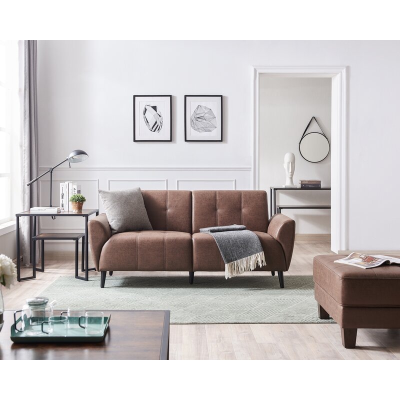 Corrigan Studio® 70.07'' Eucalyptus Wood Sofa | Wayfair