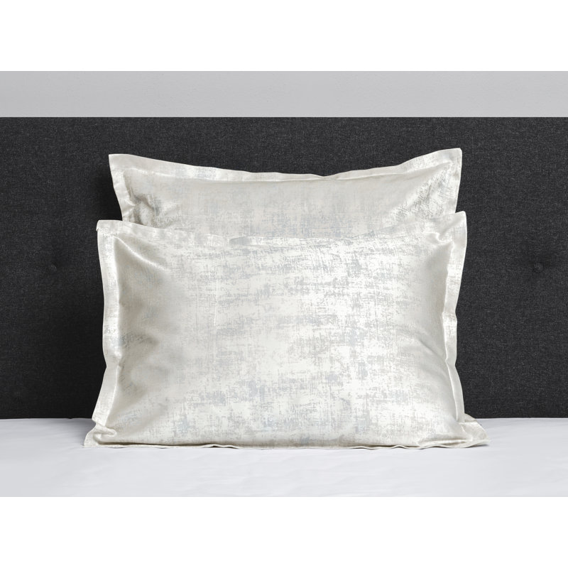Barolo Sham, King, Beige/Wilton Blue