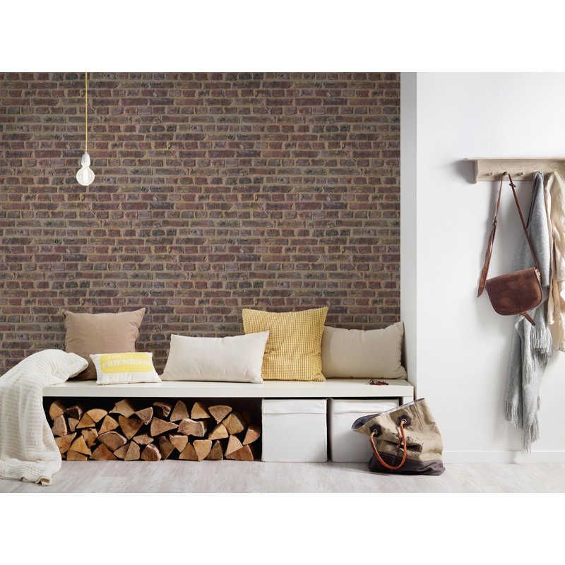Bricks and More Collection Brickshire Residents Wallpaper Roll