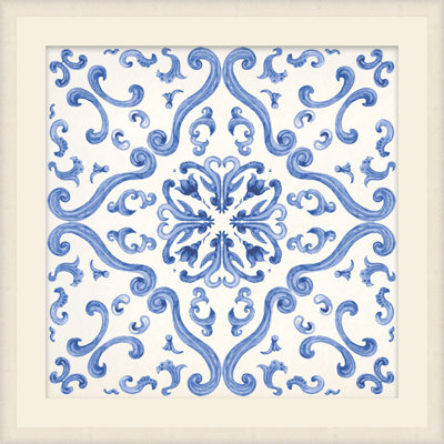 Ornate Tiles 1 Framed Print