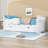 Wood Daybed with Drawers and Trundle-673626144