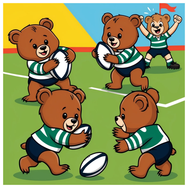 Rideaux de douche Bears, L 70 po x H 84 po