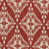 Cranberry Red Ikat