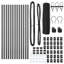 Vidaxl Fence With Posts PVC-Coated Steel-116797922-116797924