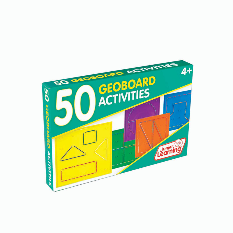 50 cartes d'activités éducatives Geoboard