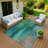 Machine Washable Indoor/Outdoor Kaczor ACN2241 Abstract Rug-1372904710