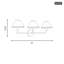 Luminaire de salle de bain Lansvale Sean Lavin Courson avec abat-jour en lin blanc-1414651855-1414651848-1414651861