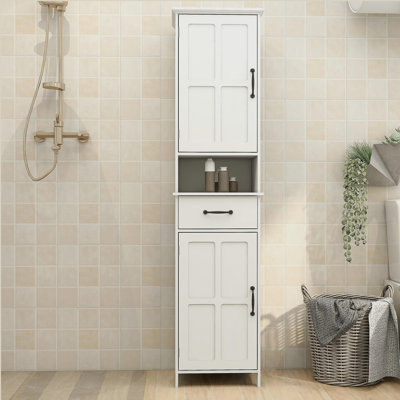 Armoire de rangement double pour salle de bain