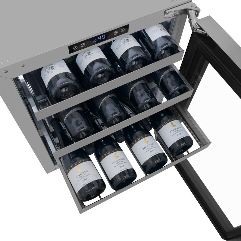 23.88 44 Bottle Wine Refrigerator, Champagne Bronze