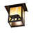9" Wide Lone Bear Left Wall Sconce