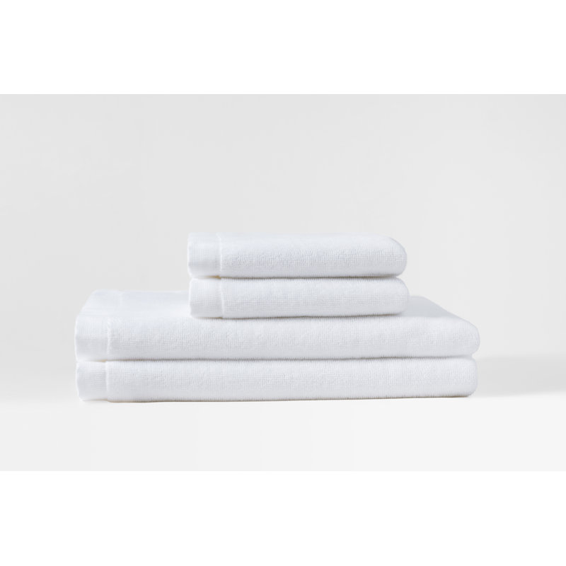 Classic Organic Towel Set, Alpine White