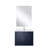 Single Bath Vanity 24 In. W X 22 In. D, Quartz Countertop, 18 In. Mirror And Faucet Set
