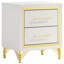 Malcolm Beige And White 5-Piece Eastern King Bedroom Set-437624376-437624388-437624379