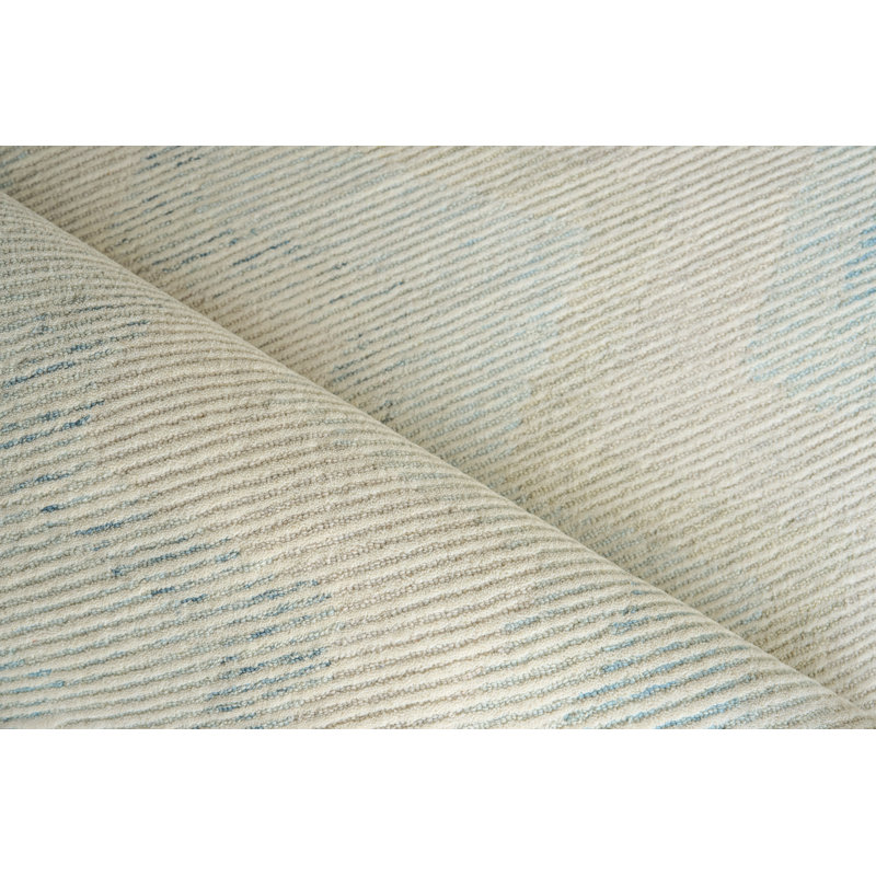 Cambria Hand Tufted New Zealand Wool Blue/Multi Area Rug, 8'X10'