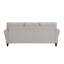 Mobilier de salon moderne rembourré en tissu texturé avec coussins 1 pièce-2055621630