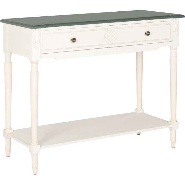 39'' Solid Wood Top Console Table