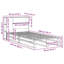 Bookcase Bed Without Mattress Solid Wood-753810286-753810275