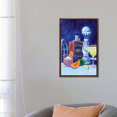 Margarita And Whiskey 1 Piece Wall Art on Canvas