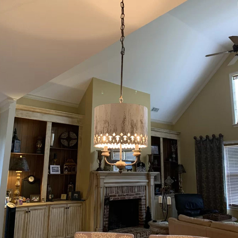 Luminaire suspendu cylindrique unique à 2 lumières