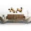 Earth Hex Glass Wall Sculpture-2012910480