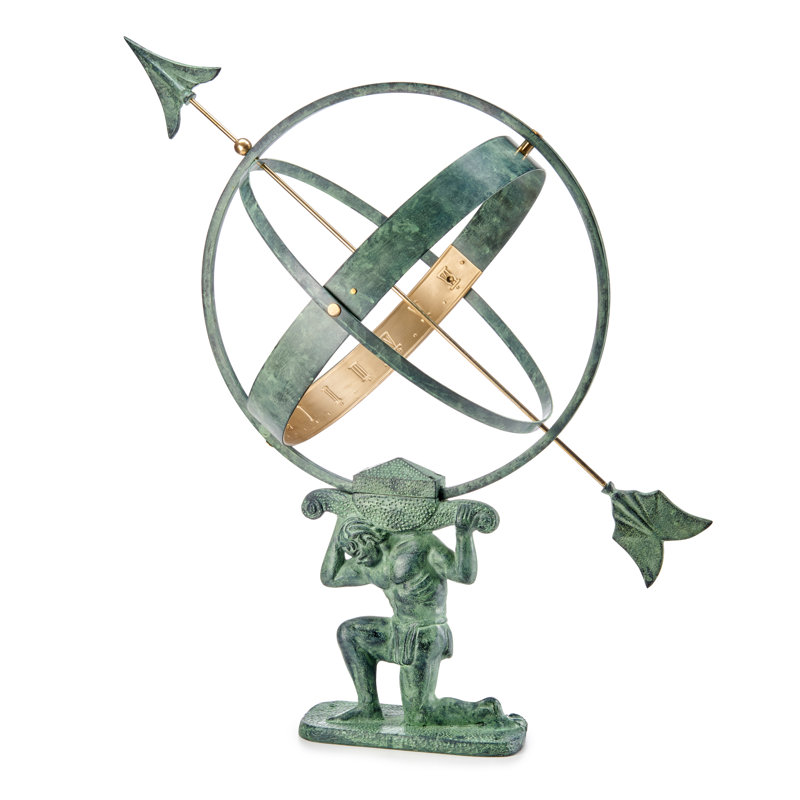 Cadran solaire armillaire Duong Atlas, Vert