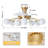 39'' Modern LED Ceiling Light with Integrated Fan and Remote-1793925012