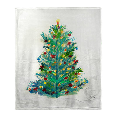 Jeté en soie Christmas Tree
