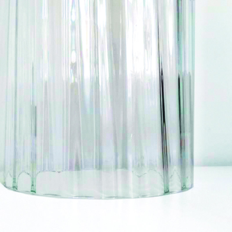 Armonia Wall Lamp 14 Fume' Rombi Matt Black Nickel E12 Ul, Matte Black Nickel, Crystal Striped Vertical