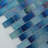 Swimming Pool 1" x 2" Straight Edge Glass Mosaic Tiles in Sea Shadow-103615829