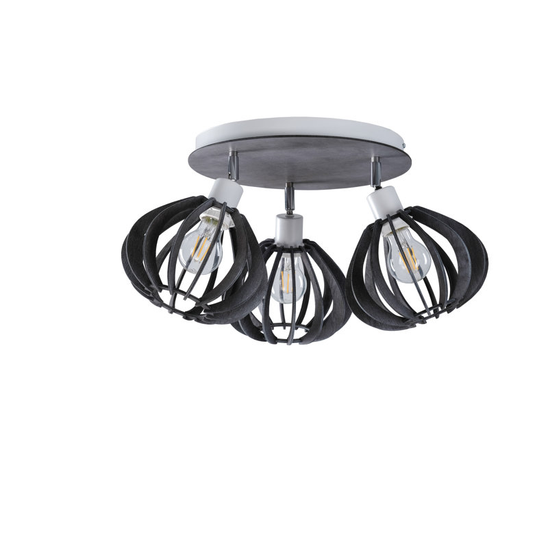 Parma Flush Mount, Grey